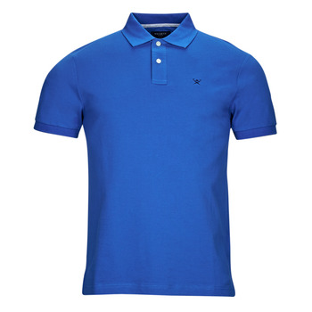 Clothing Men short-sleeved polo shirts Hackett ESSENTIALS SLIM FIT LOGO Blue