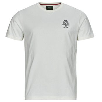 Clothing Men short-sleeved t-shirts Hackett EFFORTLESS LONDON HERITAGE LOGO TEE White