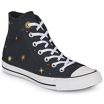 Shoes Women High top trainers Converse CHUCK TAYLOR ALL STAR HI Black / Yellow / White