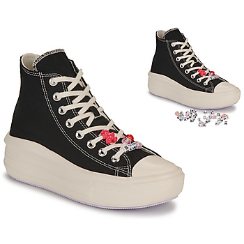 Shoes Women High top trainers Converse CHUCK TAYLOR ALL STAR MOVE-POP WORDS Black