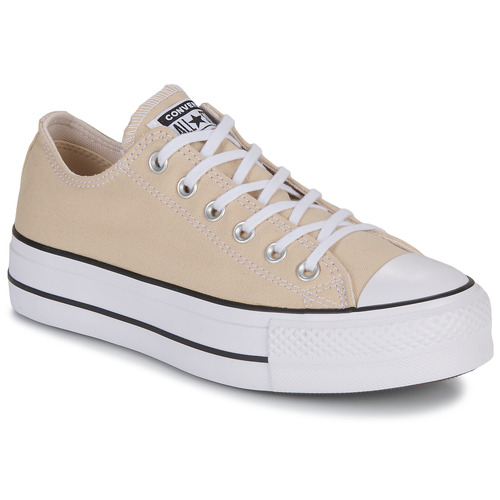 lommelygter Caroline Forsvinde Converse CHUCK TAYLOR ALL STAR LIFT PLATFORM SEASONAL COLOR-OAT MILK/WHIT  Beige - Free delivery | Spartoo NET ! - Shoes Low top trainers Women  USD/$79.20