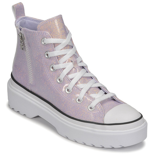 liberal Largo Temeridad Converse CHUCK TAYLOR ALL STAR LUGGED LIFT PLATFORM GLITTER HI Violet -  Free delivery | Spartoo NET ! - Shoes High top trainers Child USD/$80.00