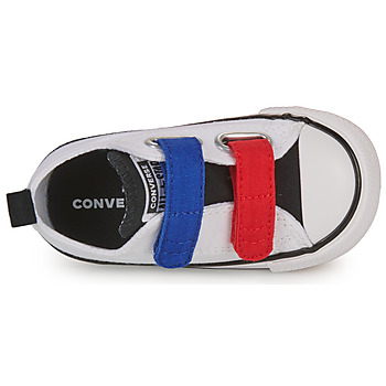 Converse INFANT CONVERSE CHUCK TAYLOR ALL STAR 2V EASY-ON SUMMER TWILL LO White / Blue / Red