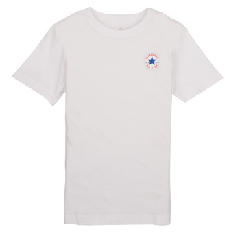 Clothing Boy short-sleeved t-shirts Converse SS PRINTED CTP TEE White