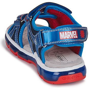 Geox J SANDAL ANDROID BOY Blue / Red