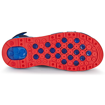 Geox J SANDAL ANDROID BOY Blue / Red