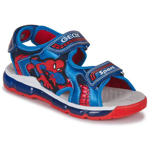 derrota Gastos espada Geox J SANDAL ANDROID BOY Blue / Red - Free delivery | Spartoo NET ! -  Shoes Sandals Child USD/$76.00