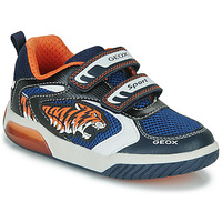 Shoes Boy Low top trainers Geox J INEK BOY A Marine / Orange