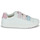 Shoes Girl Low top trainers Geox J SILENEX GIRL B White / Pink / Blue