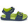 Shoes Boy Sports sandals Geox J SANDAL FOMMIEX BOY Marine / Green