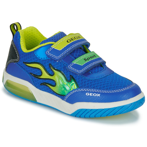 chico Kent moverse Geox J INEK BOY Blue / Green - Free delivery | Spartoo NET ! - Shoes Low  top trainers Child USD/$72.00