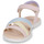 Shoes Girl Sandals Geox J SANDAL KARLY GIRL Pink / Blue