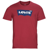 Clothing Men short-sleeved t-shirts Levi's GRAPHIC CREWNECK TEE Bw / Color / Rumba / Red