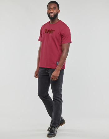 Levi's SS RELAXED FIT TEE Bordeaux