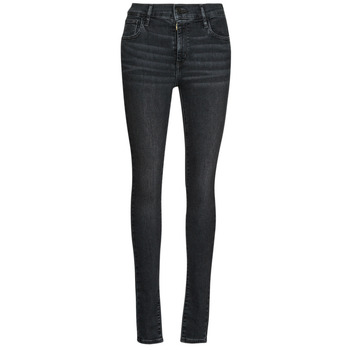 Clothing Women Skinny jeans Levi's 720 HIRISE SUPER SKINNY  black / Mustang