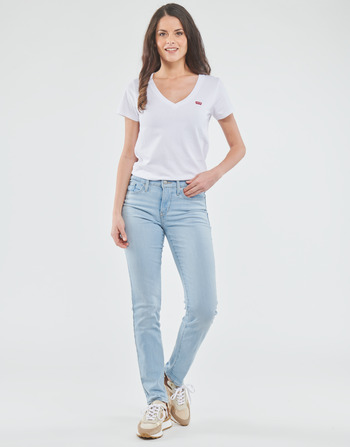 Levi's 724™ HIGH RISE STRAIGHT Grey - Free delivery  Spartoo NET ! -  Clothing straight jeans Women USD/$104.80