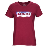 Clothing Women short-sleeved t-shirts Levi's THE PERFECT TEE Bordeaux