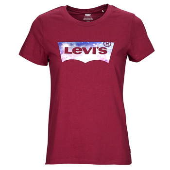 Clothing Women short-sleeved t-shirts Levi's THE PERFECT TEE Bordeaux