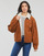 Clothing Women Denim jackets Levi's 90S SHERPA TRUCKER Brown