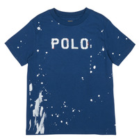 Clothing Boy short-sleeved t-shirts Polo Ralph Lauren GRAPHIC TEE2-KNIT SHIRTS-T-SHIRT Marine