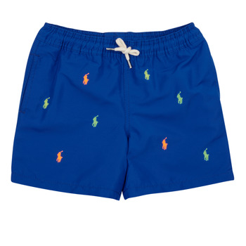 Clothing Boy Trunks / Swim shorts Polo Ralph Lauren TRAVELER-SWIMWEAR-TRUNK Blue / Multicolour