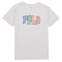 Clothing Boy short-sleeved t-shirts Polo Ralph Lauren SSCNM4-KNIT SHIRTS- White