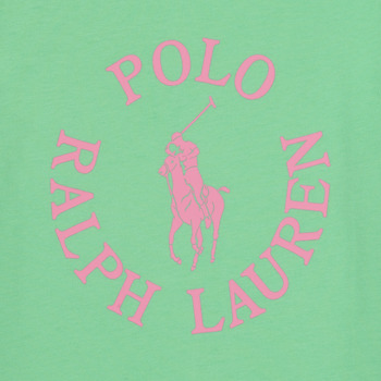 Polo Ralph Lauren SS GRAPHIC T-KNIT SHIRTS-T-SHIRT Green / Pink