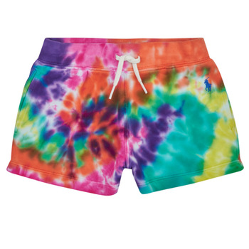 Clothing Girl Shorts / Bermudas Polo Ralph Lauren PO SHORT-SHORTS-ATHLETIC Multicolour