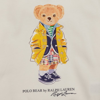 Polo Ralph Lauren BEAR PO HOOD-KNIT SHIRTS-SWEATSHIRT Ecru