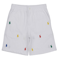 Clothing Boy Shorts / Bermudas Polo Ralph Lauren PREPSTER SHT-SHORTS-ATHLETIC White
