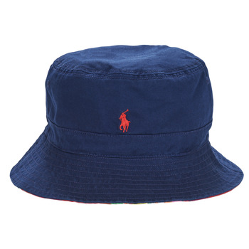 Clothes accessories Children Caps Polo Ralph Lauren REV BUCKET-HEADWEAR-HAT Marine / Madras