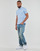 Clothing Men short-sleeved polo shirts Polo Ralph Lauren POLO AJUSTE SLIM FIT EN COTON BASIC MESH Blue / Sky