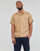 Clothing Men short-sleeved shirts Polo Ralph Lauren CHEMISE COUPE DROITE EN LIN Camel / Kaki