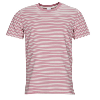 Clothing Men short-sleeved t-shirts Selected SLHANDY STRIPE SS O-NECK TEE W Multicolour