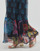 Clothing Women Long Dresses Desigual VEST_DUDAS Blue / Multicolour