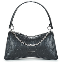 Bags Women Shoulder bags Karl Lagerfeld K/SEVEN BAGUETTE EMBOSSED Black