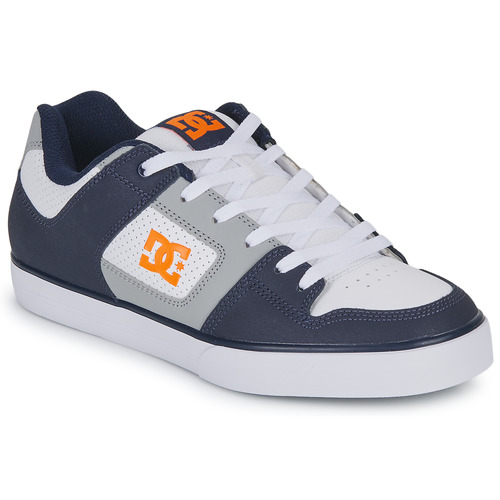 Shoes PURE Grey / White / Orange - Free delivery | NET ! - Shoes Skate Men