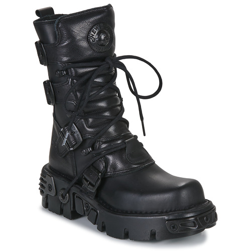 verzekering kennis Uitgaand New Rock M-373-S18 Black - Free delivery | Spartoo NET ! - Shoes Mid boots  USD/$373.50