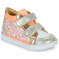 Shoes Girl High top trainers Shoo Pom BOUBA EASY CO Silver / Coral