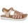 Shoes Girl Sandals Shoo Pom GOA SPART Pink / Gold