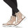 Shoes Women Mid boots Fru.it PARK PANNA Beige / Gold