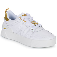 Shoes Women Low top trainers Lacoste L002 White / Gold