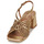 Shoes Women Sandals Maison Minelli F932111METPLATINE Gold