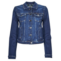 Clothing Women Denim jackets Esprit JACKET Blue / Dark / Wash