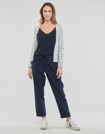 Clothing Women Wide leg / Harem trousers Esprit Jogger Navy