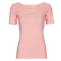 Clothing Women short-sleeved t-shirts Esprit tee Pink