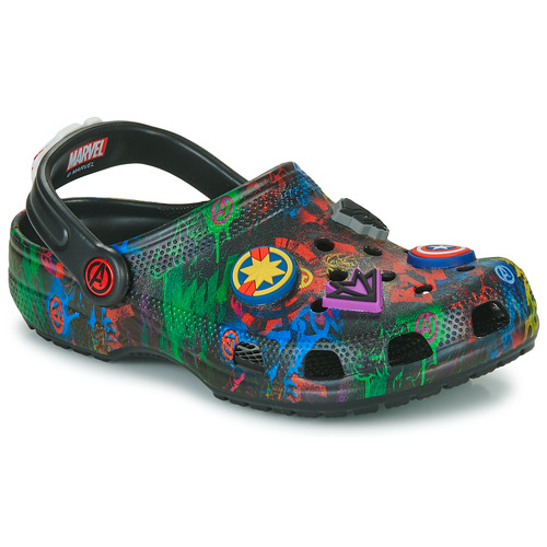Shoes Boy Clogs Crocs Classic Marvel Avengers Clog K Black / Multicolour