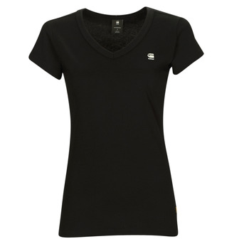 Clothing Women short-sleeved t-shirts G-Star Raw eyben slim v Black