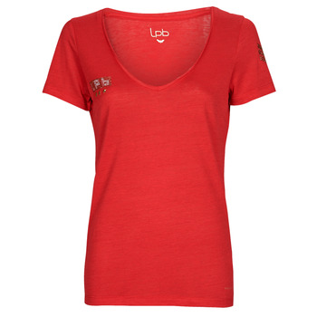 Clothing Women short-sleeved t-shirts Les Petites Bombes BRUNILDE Red