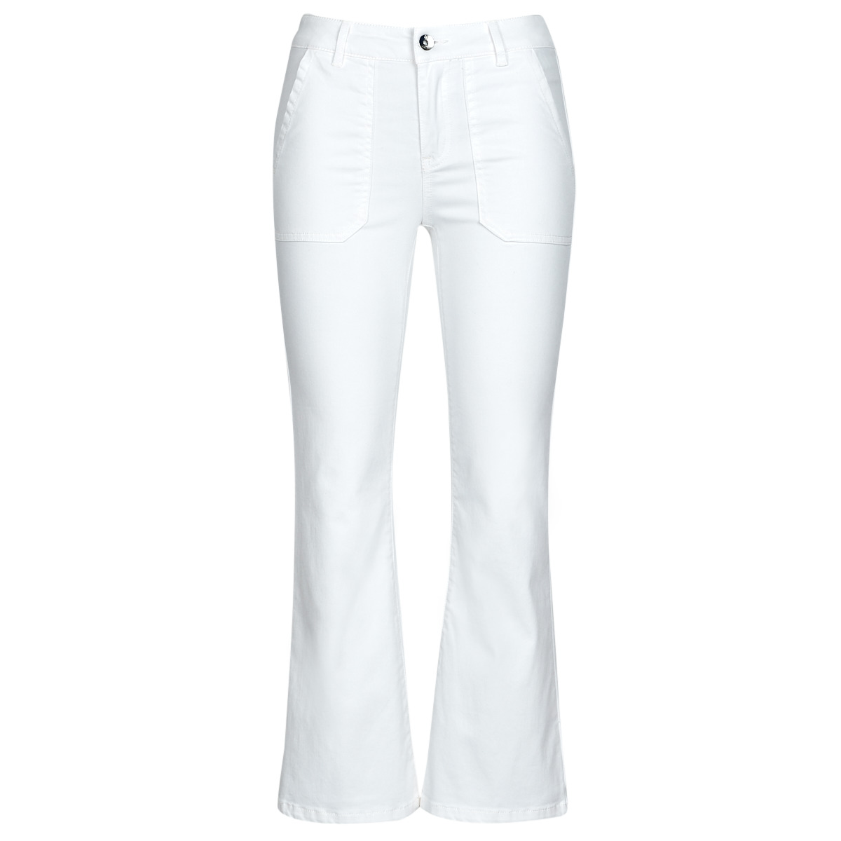 Clothing Women Flare / wide jeans Les Petites Bombes FAYE White